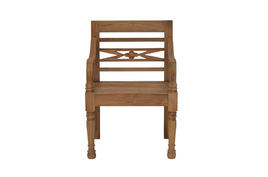 Teak Stuhl "Trohn der Gemütlichkeit"