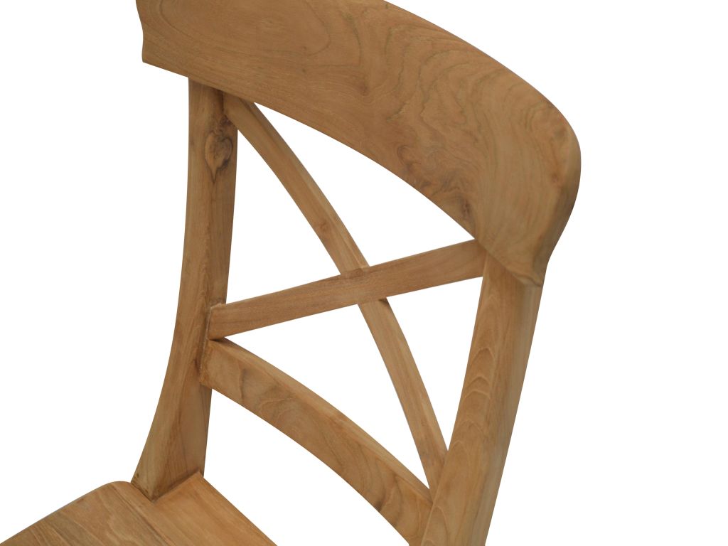 Teak Stuhl   "Alte Schule" (ohne Armlehne)