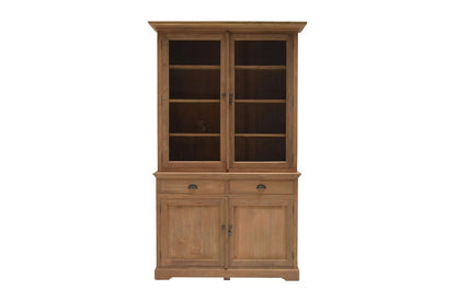 Teak Glasvitrine "Hüterin der Schätze"