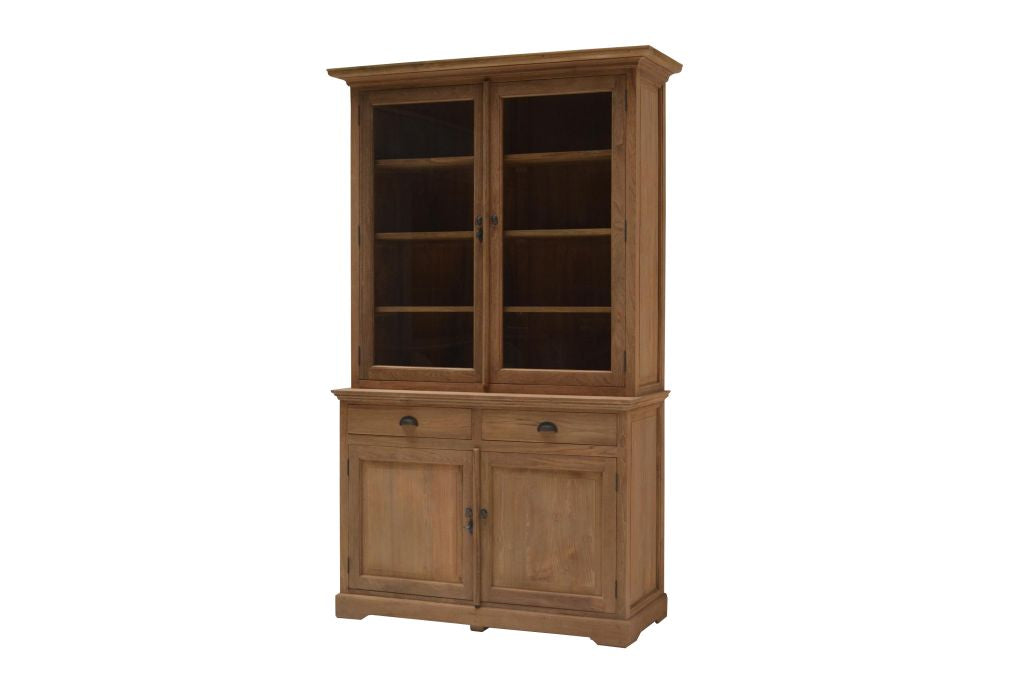 Teak Glasvitrine "Hüterin der Schätze"