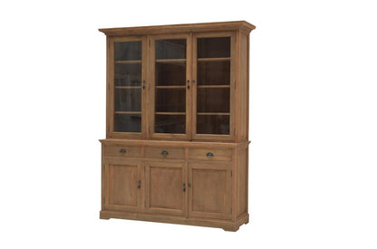Teak Glasvitrine "Hüterin der Schätze"
