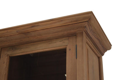 Teak Glasvitrine "Hüterin der Schätze"