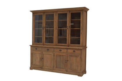 Teak Glasvitrine "Hüterin der Schätze"