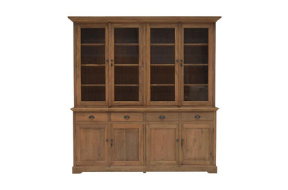 Teak Glasvitrine "Hüterin der Schätze"