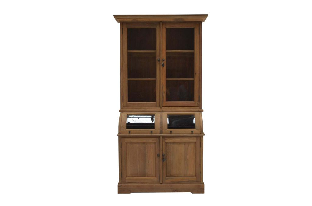 Teak Glasvitrine "Das Offene Geheimnis"