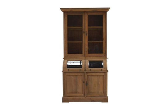 Teak Glasvitrine "Das Offene Geheimnis"