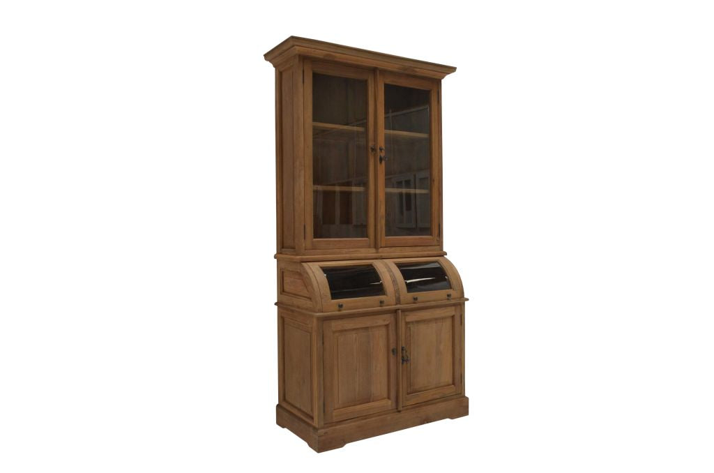 Teak Glasvitrine "Das Offene Geheimnis"