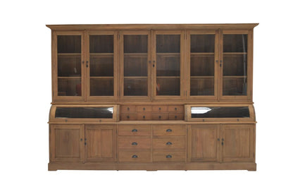 Teak Glasvitrine "Die Lichtfängerin"