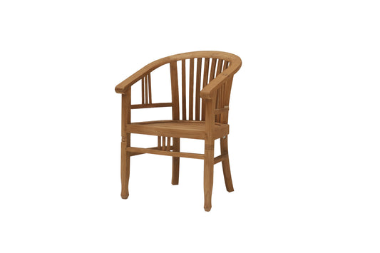 Teak Stuhl "Opas Sonntagsstuhl" mit Lehne