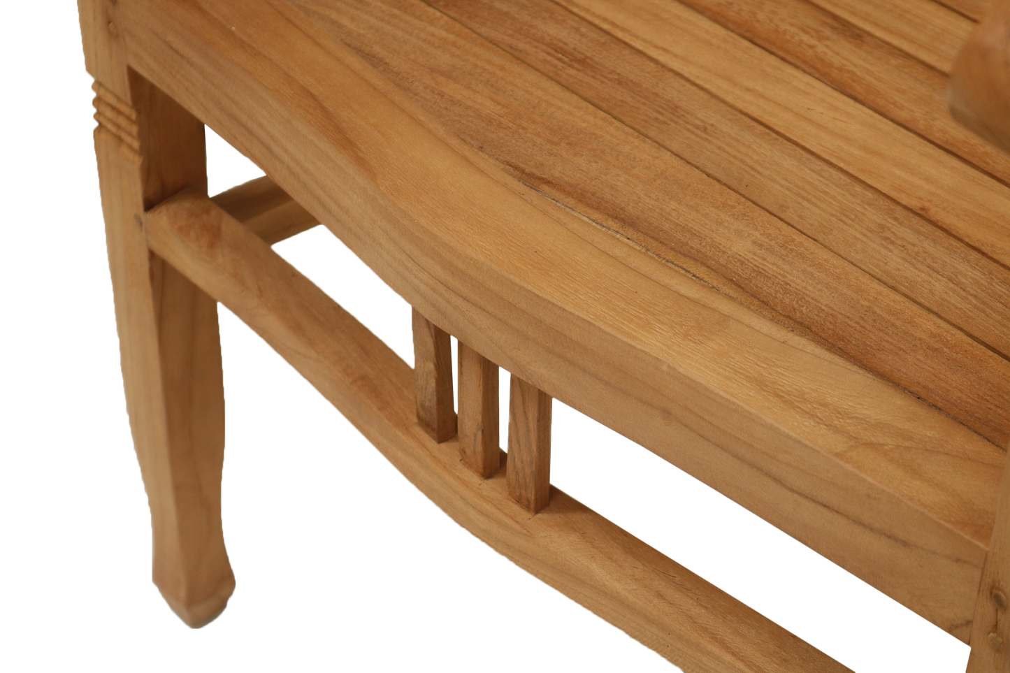 Teak Stuhl "Opas Sonntagsstuhl" mit Lehne
