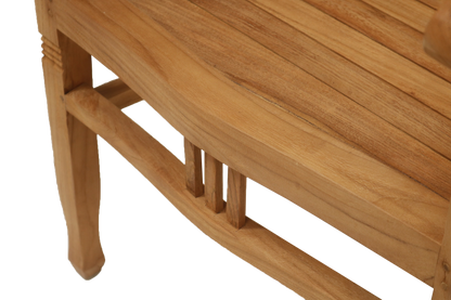 Teak Stuhl "Opas Sonntagsstuhl" mit Lehne