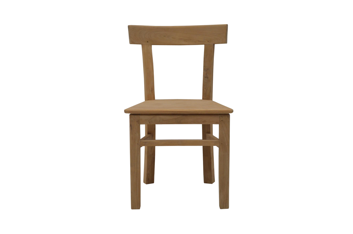 Teakstuhl „Authentisch Geradlinig" – Upcycling Holzstuhl