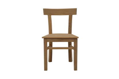 Teakstuhl „Authentisch Geradlinig" – Upcycling Holzstuhl
