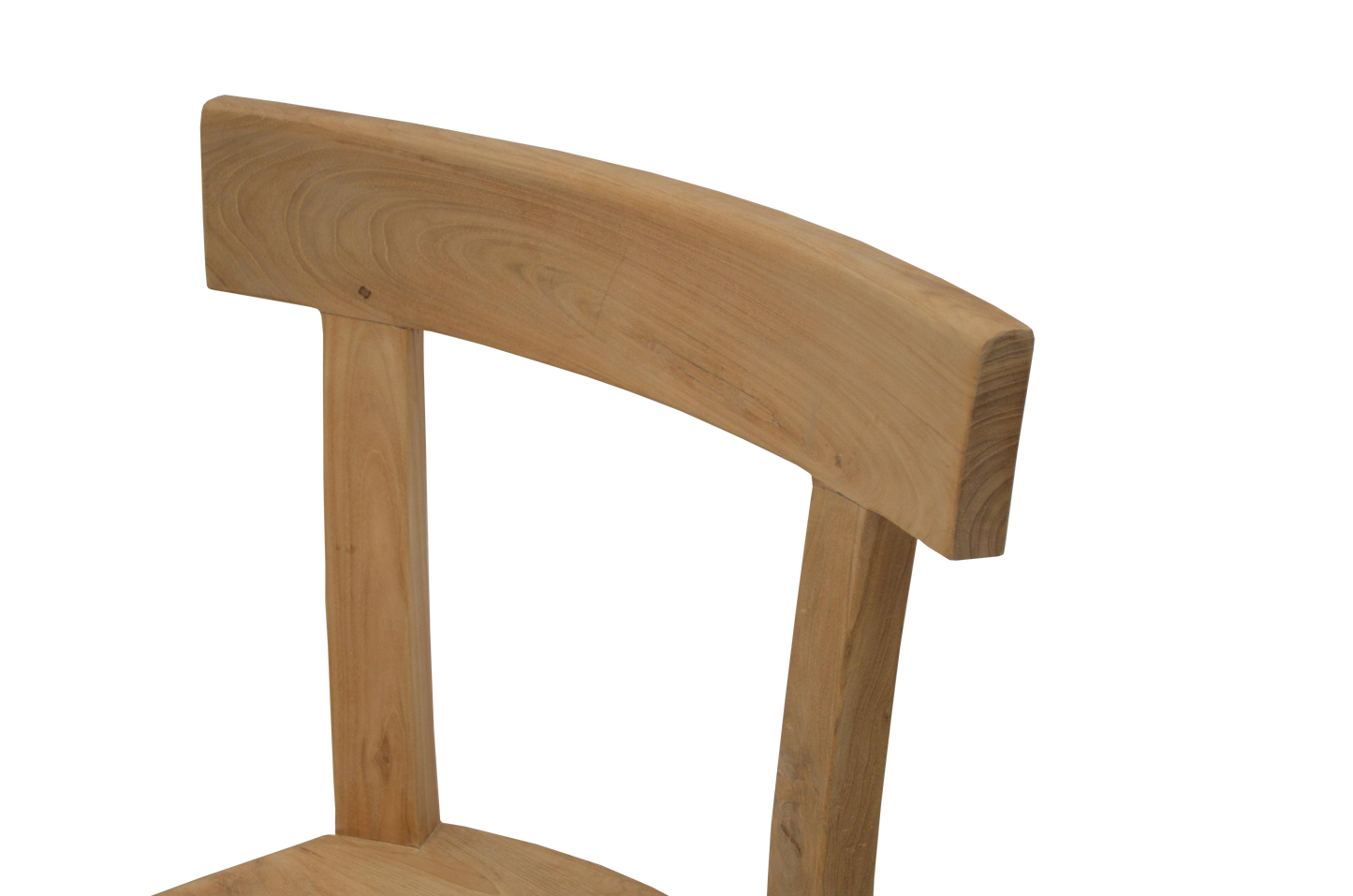 Teakstuhl „Authentisch Geradlinig" – Upcycling Holzstuhl