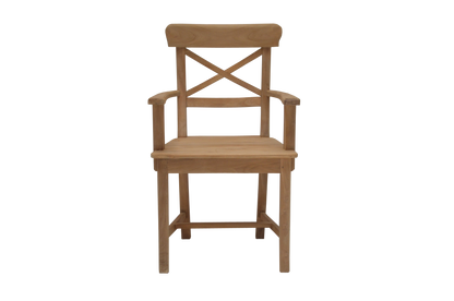Stuhl "Alte Schule" Kreuz, mit Armlehne