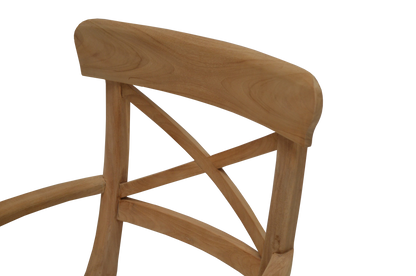 Stuhl "Alte Schule" Kreuz, mit Armlehne