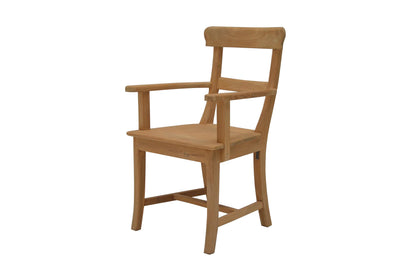 Teak Stuhl "Alte Schule" mit Lehne