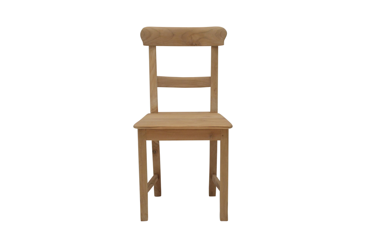 Teak Stuhl   "Alte Schule" (ohne Armlehne)