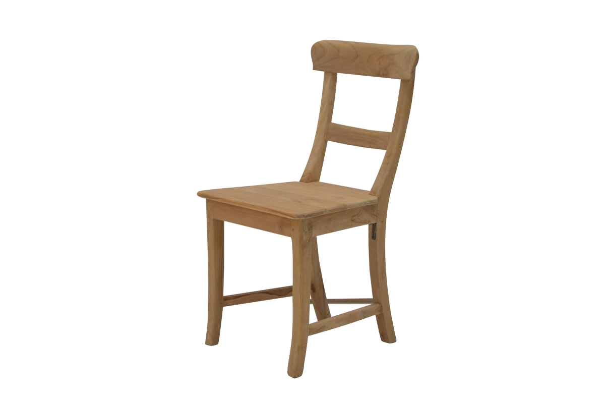 Teak Stuhl   "Alte Schule" (ohne Armlehne)